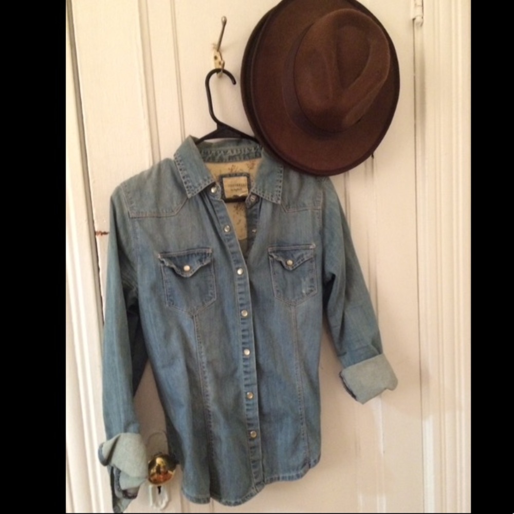 Denim button down - Picture 3 of 3